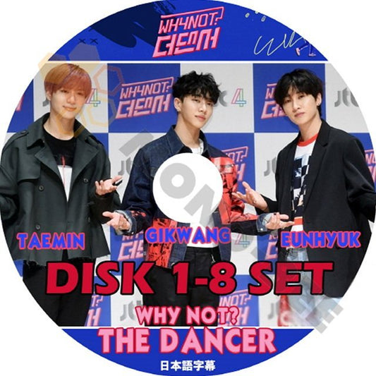 【K-POP DVD】韓国バラエティー番組 WHY NOT?THE DANCER DISK1-8 8枚SET (日本語字幕あり) SHINee テミン SUPER JUNIOR ウニョク Highlight ギグァン - mono-bee