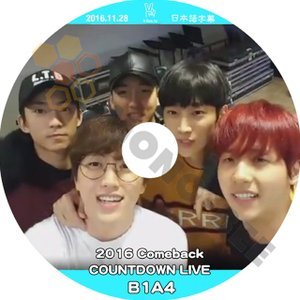 【K-POP DVD】B1A4 ビーワンエイフォー V LIVE 2016 COMEBACK COUNTDOWN LIVE 2016.11.28 (日本語字幕有) - B1A4 ビーワンエイフォー 韓国番組収録DVD - mono-bee