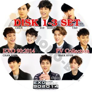 【K-POP DVD】EXO エクソ 90:2014 K-POP TIME SLIP PV COLLECTION DISK1-3 3枚 SET - EXO エクソ 韓国番組収録DVD - mono-bee