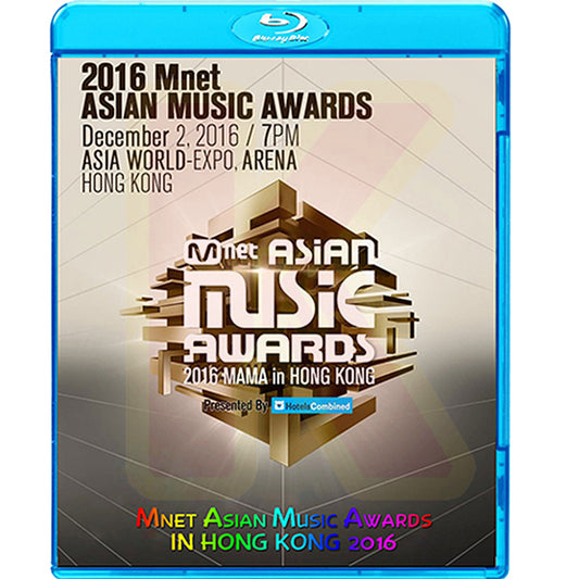 Blu-ray 2016 MAMA in HONG KONG Mnet Asian Music Awards FULL ver. (2016.12.02) - 音楽番組収録Awards ブルーレイ